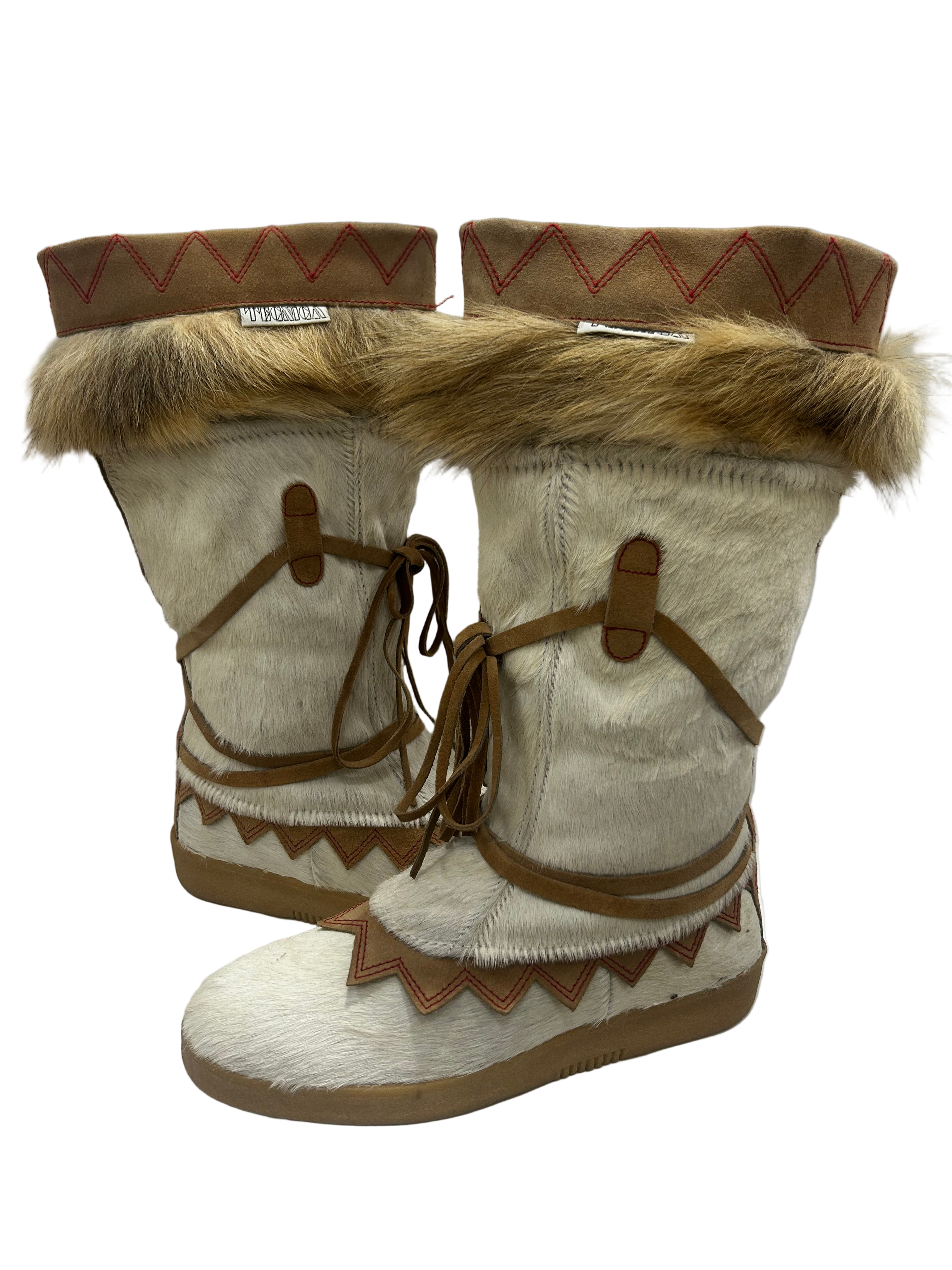 Stivale in pelliccia Tecnica